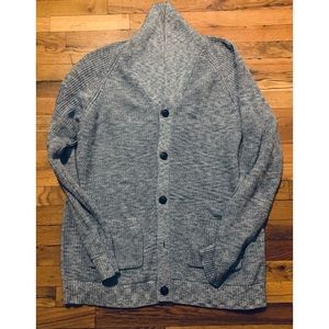 Old navy blue shawl cardigan